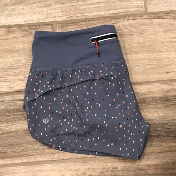 Lululemon Speed Shorts - Confetti Cake Multi, Sz 4 - Picture 8 of 8